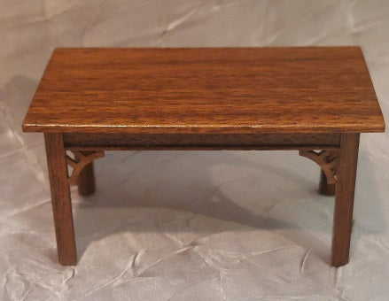 Chinese Chippendale Coffee Table, Walnut