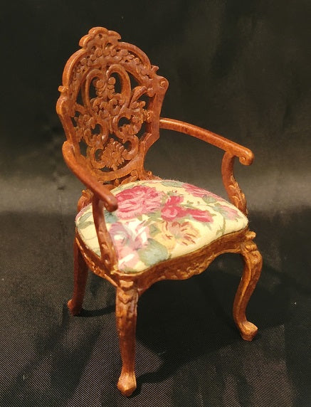 Bourbon Arm Chair, Walnut