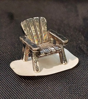 1/144" Scale Adirondack Chair, Silver