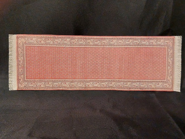 Runner with Fringe, Cream, Coral