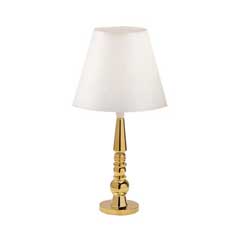 Brass Candlestick Table Lamp, Disc