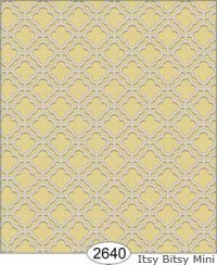 Rose Hill Trellis Gray & Yellow Wallpaper