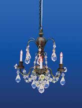 Nostalgia 3 Arm Chandelier