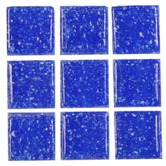 Mosaic Tile Sheet, Dark Blue Glass, DISC
