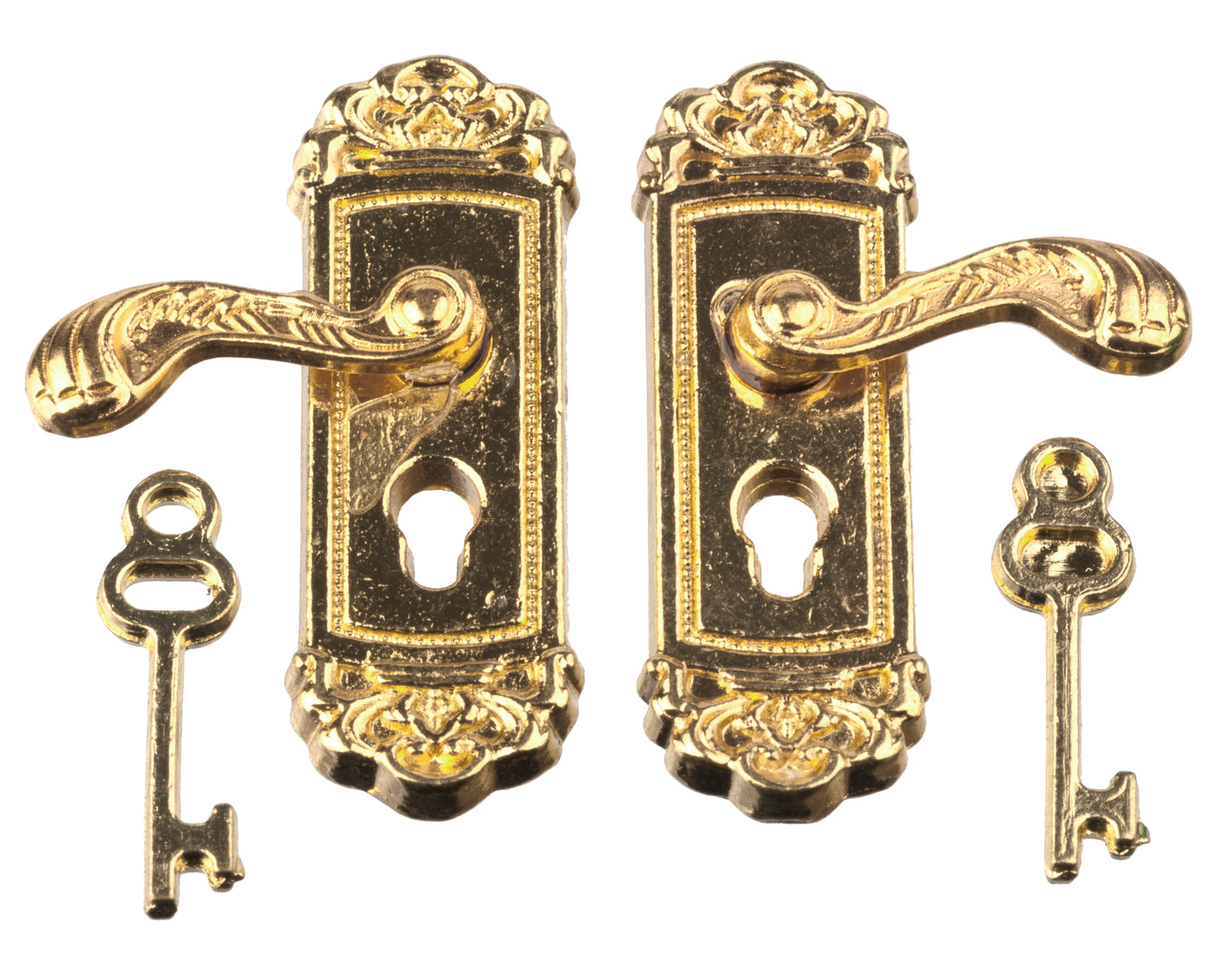 Lock & Key Set, Brass