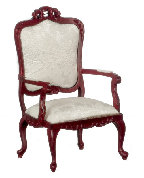 Fancy Victorian Arm Chair, Mahogany