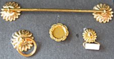 Towel Bar Set, Gold