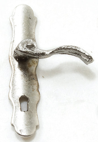 French Door Handles, Satin, Pair