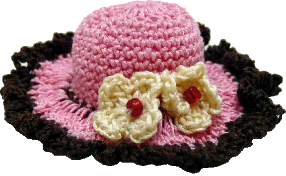 Pink Sunhat with Trim