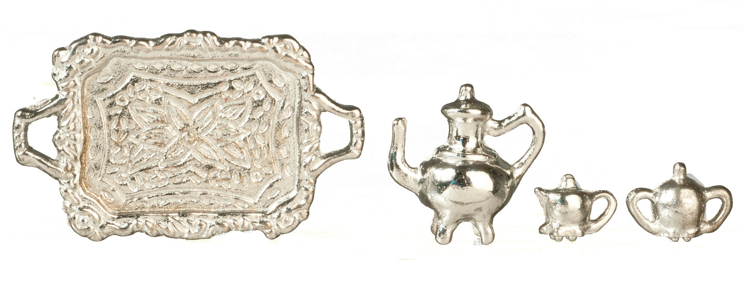 Silver Tea Set, 4pc