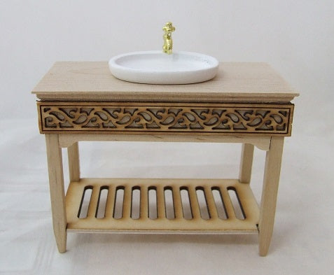 Modern Bathroom Sink, Unfinished