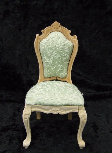 Carved Queen Anne Side Chair, Unfinished