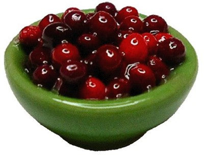Cranberries or Cherries in a Bowl