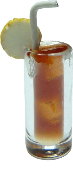 Iced Tea with Straw