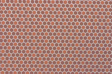 Hexagon Tile Sheet, Terra Cotta
