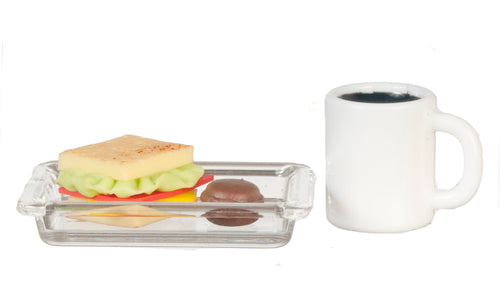 Sandwich, Coffee, & Cookie Platter