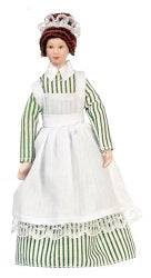 Maid in Green Stripe Dress