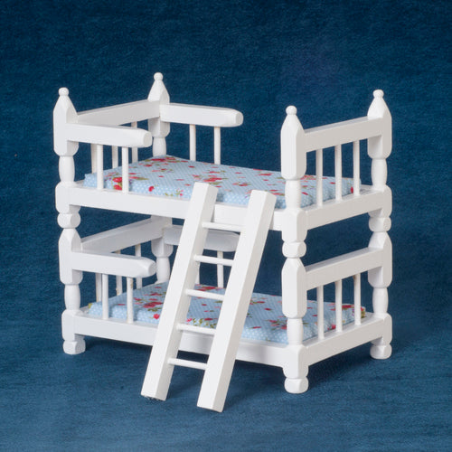 Bunkbeds, Ladder, White