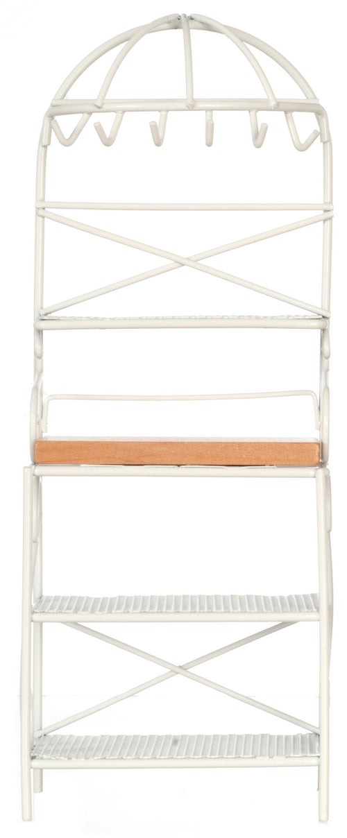 Kitchen Rack, Metal, White