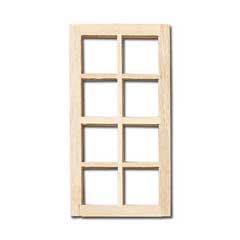 1/2" Scale 8 Light Standard Window