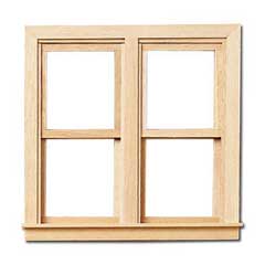 1/2" Scale Standard Side by Side Window