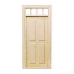1/2" Scale 4 Panel Exterior Door