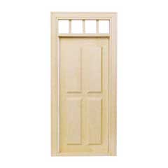 1/2" Scale 4-Panel Exterior Door