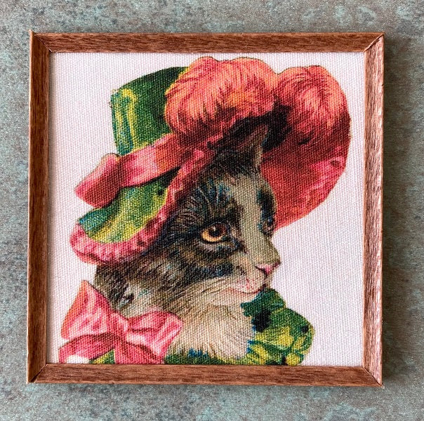 Framed Print, Cat