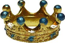 Crown, Gold & Turquoise