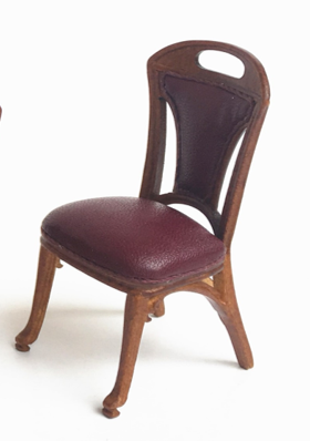 Art Nouveau Chair, Walnut