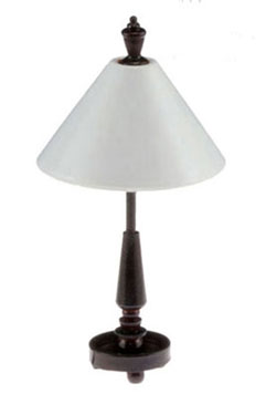 Contemporary Tiffany Lamp, Dark Bronze
