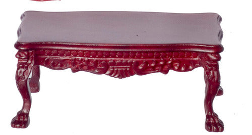 Lion Leg Coffee Table, Mahogany