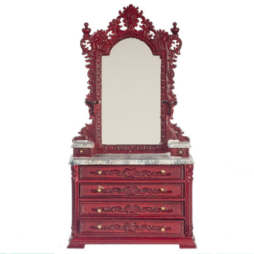 Lincoln Vanity Dresser, Mahogany