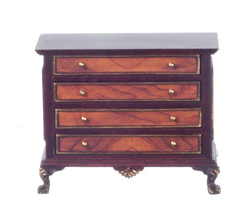 Harding Chest of Drawers, Mahogany, Handpainted