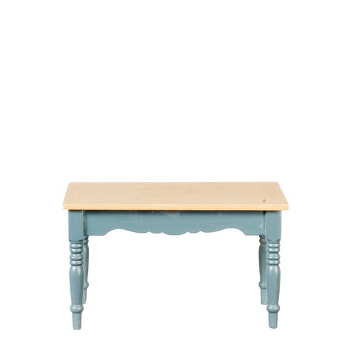 Kitchen Table, Blue & Oak