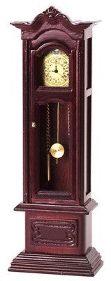 Grandfather Clock, Mahogany, Working