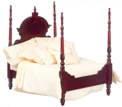 Four Poster Bed, Mahogany