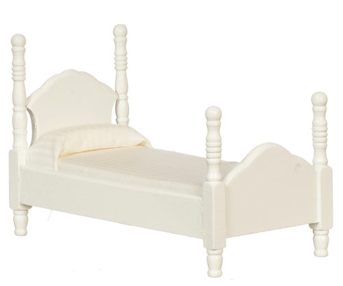 Twin Bed, White