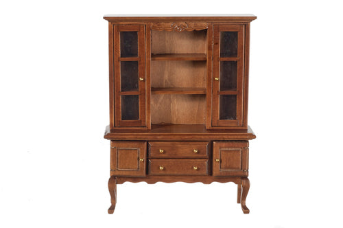 China Cabinet Hutch, Walnut