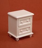 1/2" Scale Ashley Nightstand, White