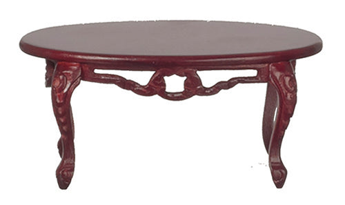 Fancy Victorian Coffee Table, Mahogany