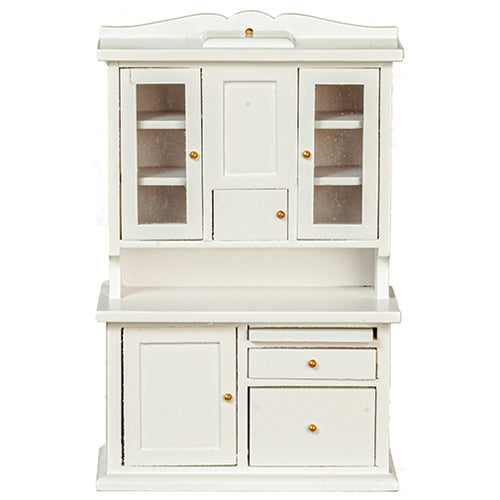 Flour Bin Hutch, White