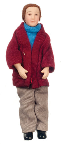 Modern Father Doll, Porcelain