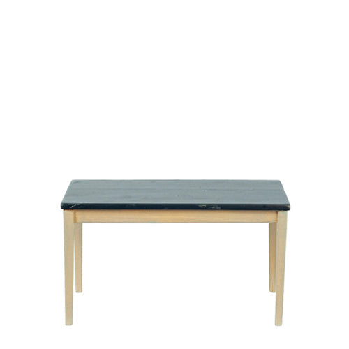 Kitchen Table, Gray & Black