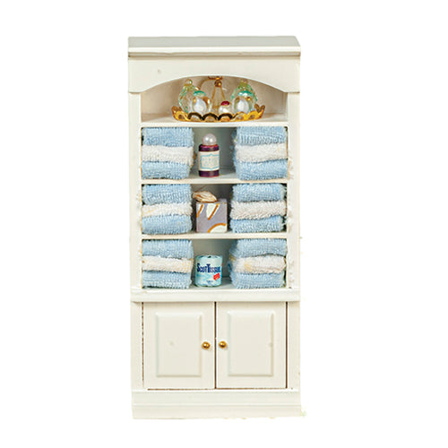 Bathroom Cupboard with Accessories, Blue