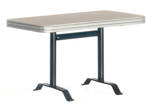 1950s Booth Table, Silver
