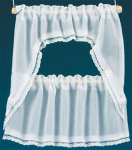 Demi Cape Curtains, White