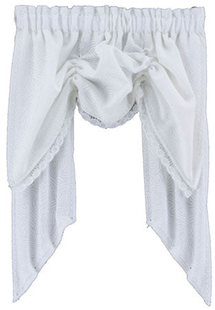 Curtain, Country Balloon, White