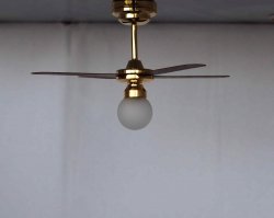 Wadsworth Ceiling Fan with Frosted Globe, LED
