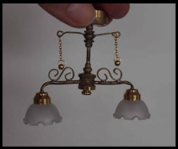 Delancey Street Cafe Light, Antique Tulip, LED